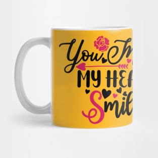 You make my heart smile Mug